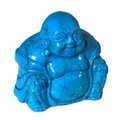 Blue Howlite Sitting Buddha Statue