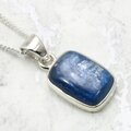 Blue Kyanite 925 Silver Pendant ~15mm