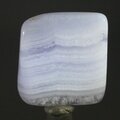 Blue Lace Agate Polished Tile ~28 x 25mm