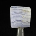 Blue Lace Agate Polished Tile ~29x27mm