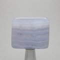 Blue Lace Agate Polished Tile ~36x30mm