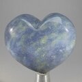 Blue Quartz Crystal Heart ~45mm