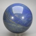 Blue Quartz Crystal Sphere ~86mm