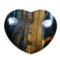 Blue Tiger Eye Crystal Heart ~45mm