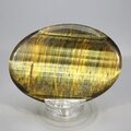 Blue Tiger Eye Palmstone (Extra Grade) ~70x50mm
