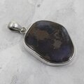 Boulder Opal 925 Silver Pendant ~43mm