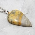 Bumble Bee Jasper Pendant ~39mm