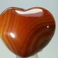 Carnelian Crystal Heart ~45mm