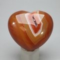 Carnelian Crystal Heart ~45mm