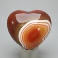 Carnelian Crystal Heart ~45mm