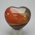 Carnelian Crystal Heart ~45mm