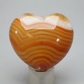 Carnelian Crystal Heart ~45mm