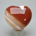 Carnelian Crystal Heart ~45mm