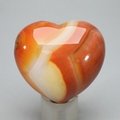 Carnelian Crystal Heart ~45mm