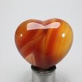 Carnelian Crystal Heart ~45mm