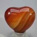 Carnelian Crystal Heart ~45mm