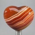 Carnelian Crystal Heart ~45mm