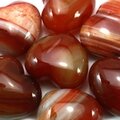 Carnelian Crystal Heart ~45mm