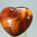 Carnelian Crystal Heart ~45mm