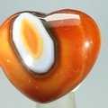 Carnelian Crystal Heart ~45mm