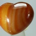 Carnelian Crystal Heart ~45mm