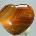 Carnelian Crystal Heart ~45mm