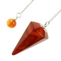 Carnelian Crystal Pendulum