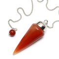 Carnelian Long Drop Pendulum