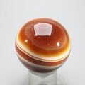 Carnelian Red Banded Agate Crystal Sphere ~45mm