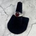Carnelian Signet 925 Sterling Silver Ring~9.5 US / T 1/2 UK