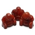 Carnelian Sitting Buddha Statue