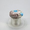 Cavansite & Stilbite Tumblestone ~23mm
