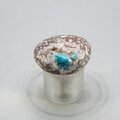 Cavansite & Stilbite Tumblestone ~25mm