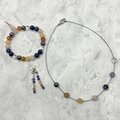 Chakra Bead Necklace, Bracelet & Earring Set