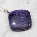 Charoite Gemstone Pendant ~29mm