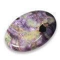 Charoite Thumb Stone ~40mm