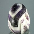 Chevron Amethyst Crystal Egg ~50mm