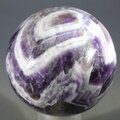 Chevron Amethyst Crystal Sphere ~43mm