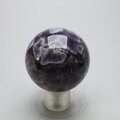 Chevron Amethyst Crystal Sphere ~45mm