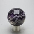 Chevron Amethyst Crystal Sphere ~45mm
