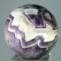 Chevron Amethyst Crystal Sphere ~45mm