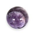 Chevron Amethyst Crystal Sphere ~25mm