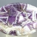Chevron Amethyst Palmstone (Extra Grade) ~70x50mm