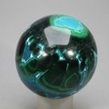 Chrysocolla & Malachite Crystal Sphere ~41mm