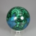 Chrysocolla & Malachite Crystal Sphere ~42mm