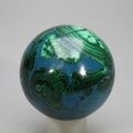 Chrysocolla & Malachite Crystal Sphere ~42mm