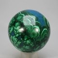 Chrysocolla & Malachite Crystal Sphere ~43mm