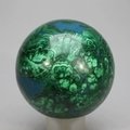 Chrysocolla & Malachite Crystal Sphere ~44mm
