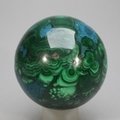 Chrysocolla & Malachite Crystal Sphere ~45mm
