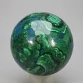 Chrysocolla & Malachite Crystal Sphere ~45mm